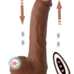 NOXXX Isıtmalı İleri Geri Hareketli Döner Başlı Şarjlı Uzaktan Kumandalı Realistik Dildo