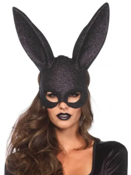 Leg Avenue Glitter Masquerade Rabbit Mask