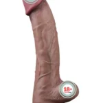 Lovetoy 10.5” Dual Layered Platinum Silicone Realistik Penis 26.5 cm