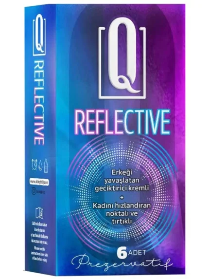 Q REFLECTIVE Prezervatif Özel Kremli 6'lı Paket