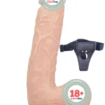 NOXXX İçi Dolu Belden Bağlamalı Realistik Penis 18 cm