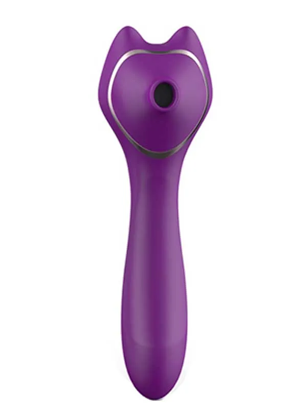 Çift Tarfalı Kullanılabilir Klitoral Emiş ve İtme Hareketli Vibratör