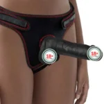 LoveToy Easy Strapon Set Belden Bağlamalı İçi Dolu 20 cm Siyah