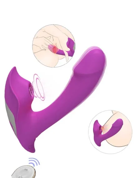 S-Hande Giyilebilir Klitoral Emiş Özellikli Uzaktan Kumandalı Vibratör
