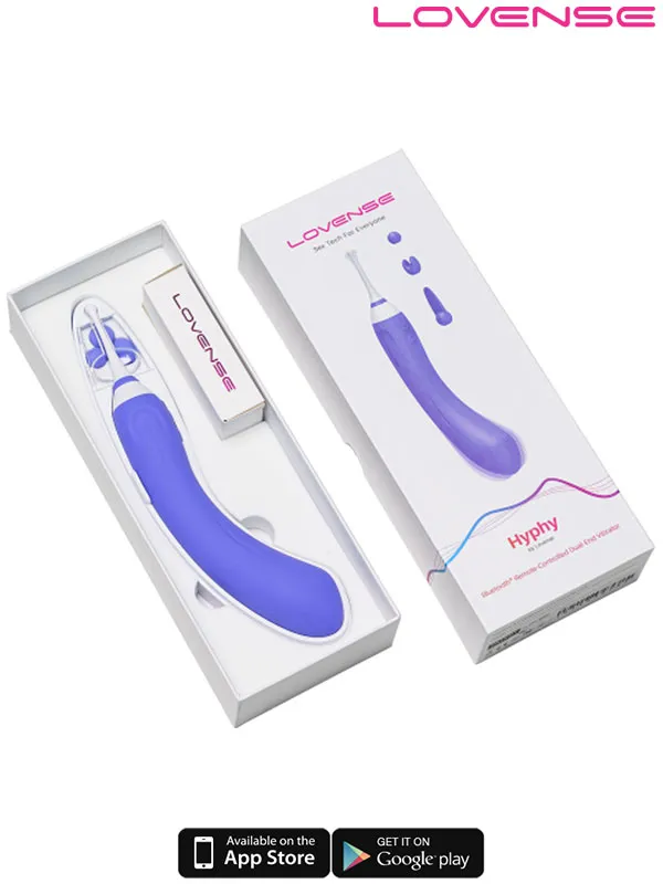 Lovense Hyphy Telefon Kontrollü G Spot ve Klitoris Vajina Uyarıcılı Vibratör