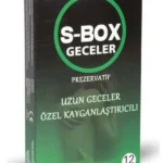 S-Box Özel Kayganlaştırıcılı Prezervatif 12'li