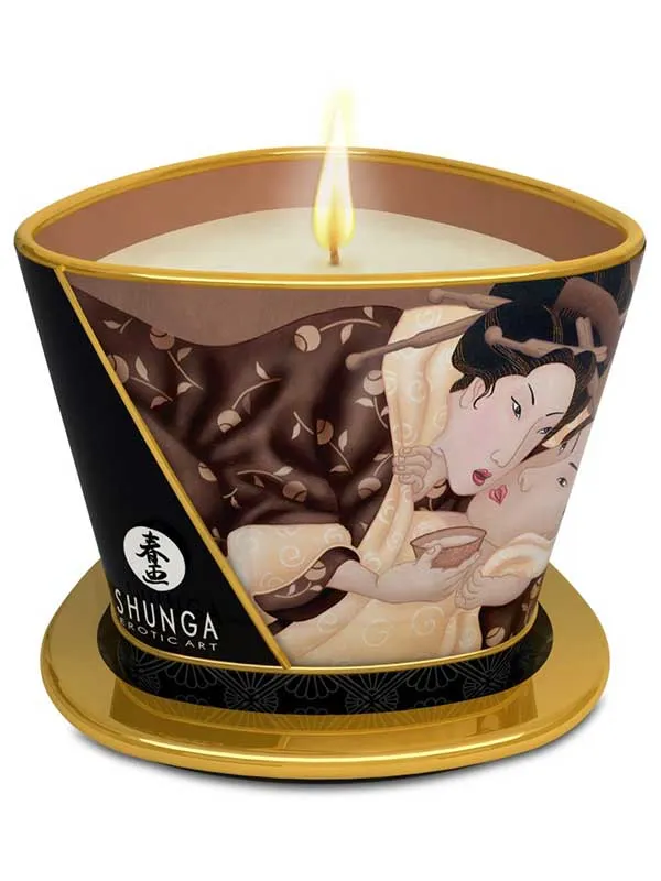 Shunga Massage Candle Intoxicating Chocolate 170 ml