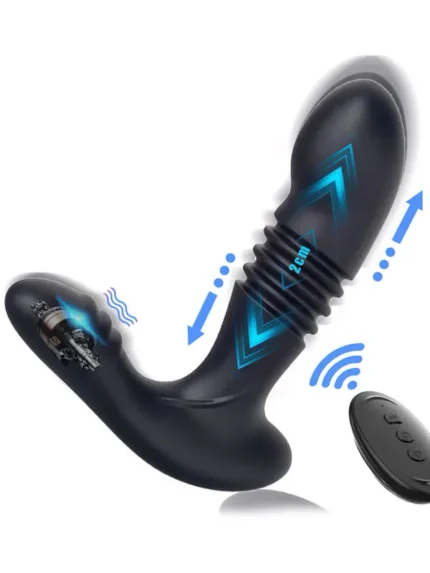 NOXXX Giyilebilir İleri Geri Hareketli Şarjlı Uzaktan Kumandalı Anal Vajinal Vibratör