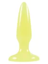 FireFly Pleasure Glows Mini Anal Plug 8 cm Sarı