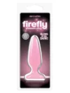 FireFly Pleasure Glows Small Anal Plug 10 cm Pembe