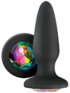 Glams Gem Plug Taşlı Silikon Anal Plug 10.5 cm