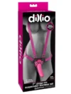 Pipedream Dillio 7" Strap on Suspender Harness Set Pembe