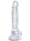 Pipedream King Cock Clear 8” Realistik Dildo 22 cm