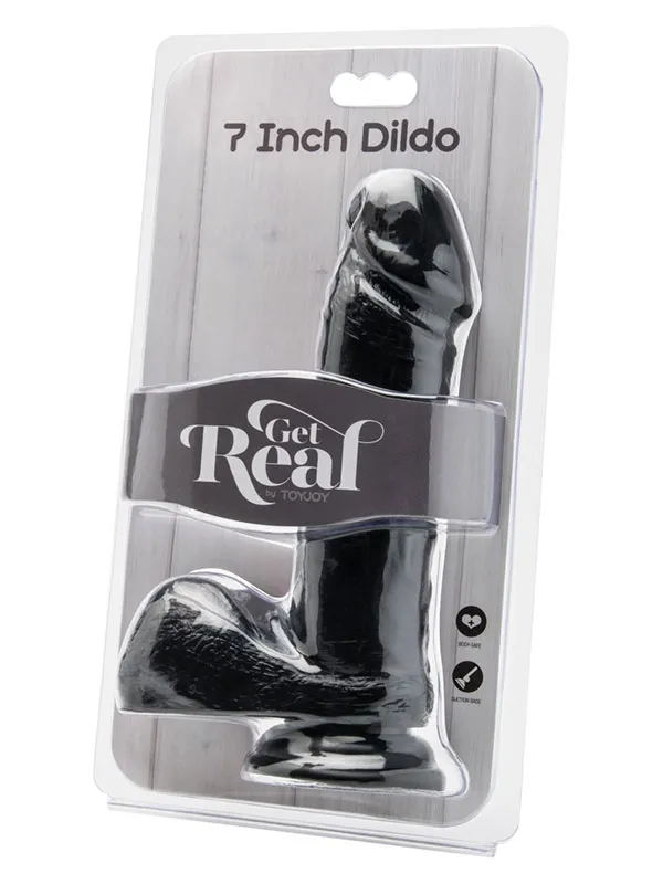 ToyJoy Get Real 7″ Realistik Dildo 18 cm Siyah