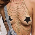 Merry See Yıldızlı Deri Göğüs Ucu Kapatıcı MS0524