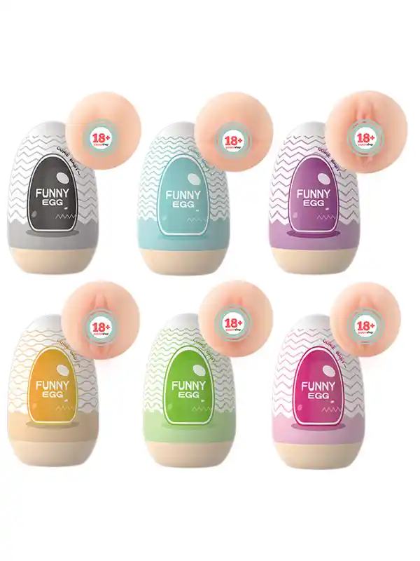 Funny Egg Erkeklere Özel Yumurta Masturbatör 6'lı Paket