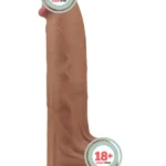 LoveToy 14'' Sliding Skin Dual Layer Çift Katmanlı Dev Dildo 36 cm