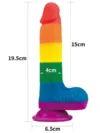 LoveToy 7.5'' Prider Dildo Realistik Penis 19.5 cm