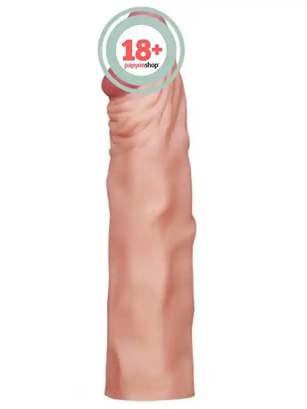 LoveToy Pleasure X Tender Gerçekçi Penis Kılıfı 5 cm Uzatmalı