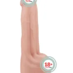 LoveToy Sliding Skin Dual Layer Çift Katmanlı Dildo 29 cm