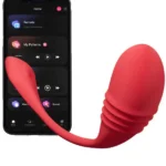 Lovense Vulse Telefon Kontrollü Giyilebilir İtme Hareketli Vibratör