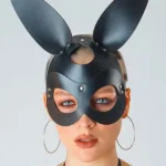 Deri Bunny Maske
