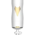 FoxShow Titreşimli Şarjlı Vajinal ve Oral Çift Taraflı Vantuzlu Mastürbatör