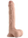 VSCNovelty 10" Çift Katmanlı Kayan Derili Gerçekçi Penis 25 cm