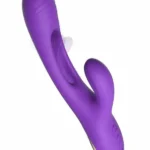 G Spot ve Klitoris Uyarıcılı Okşama Hareketli Şarjlı Rabbit Vibratör