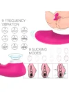 Fierce Titreşimli Şarjlı Klitoral Emme ve G Spot Vibratörü