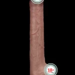 Lovetoy 10.5" REAL SOFTEE Titreşimli Şarjlı Et Dokusunda Uzun Vibratör 26.5 cm