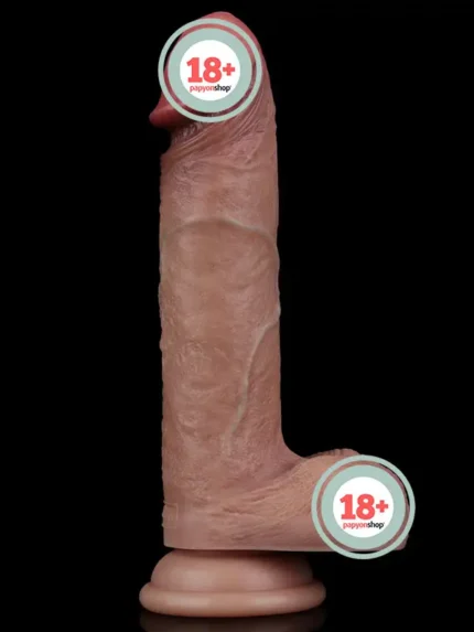 Lovetoy 7.5'' Dual Layered Platinum Silicone Realistik Penis 19.5 cm