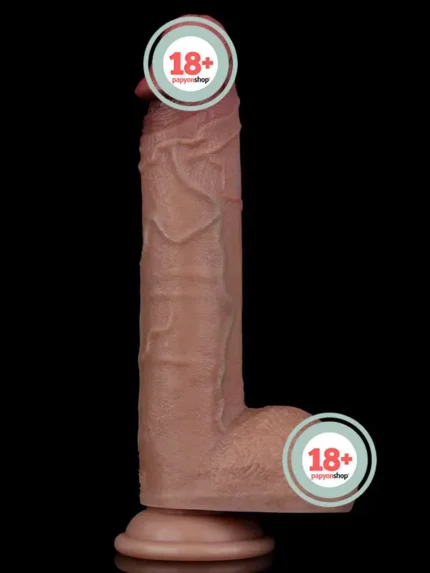 Lovetoy 9'' Dual Layered Silicone Realistik Penis 23.5 cm