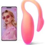 Magic Flamingo Max Çiftler için Giyilebilir Telefon Kontrollü Vibratör Turuncu