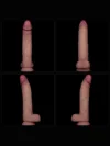 Lovetoy 10'' Sliding Skin Pro II Dual Layer Silicone Dong 25cm - Görsel 4