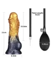 Lovetoy 8'' Dual Density Silicone Şişirilebilir Monster Dildo - Görsel 5