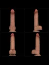 Lovetoy 9'' Sliding Skin Pro Dual Layer Silicone Dong 23.7cm - Görsel 3