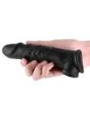 NS Novelties Renegade Annex Thin İnce Penis Kılıfı 19.4cm Siyah - Görsel 3