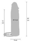 ToyJoy Hydrated Skin Silikon Titreşimli Gerçekçi Penis Kılıfı 20cm - Görsel 4