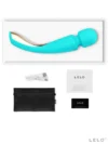 LELO Smart Wand 2 Medium Ultra Güçlü Wand Vibratör Mavi - Görsel 4