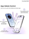 Svakom DuoGlow APP Uygulama Kontrollü Hepsi Bir Arada Tavşan Vibratör - Görsel 15